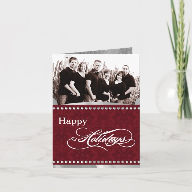 5x7 Personalised FOLDING PHOTO Christmas Card (Front)