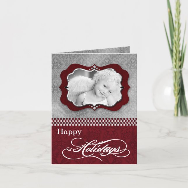 5x7 Personalised FOLDING PHOTO Christmas Card (Front)
