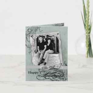 5x7 Personalised FOLDING PHOTO Christmas Card