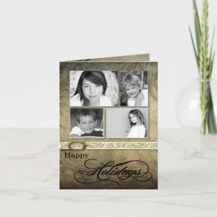 5x7 Personalised FOLDING PHOTO Christmas Card