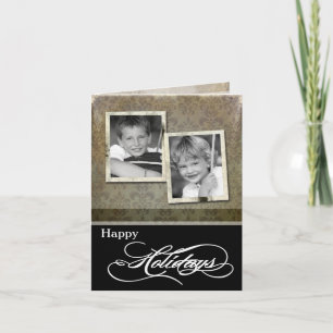 5x7 Personalised FOLDING PHOTO Christmas Card