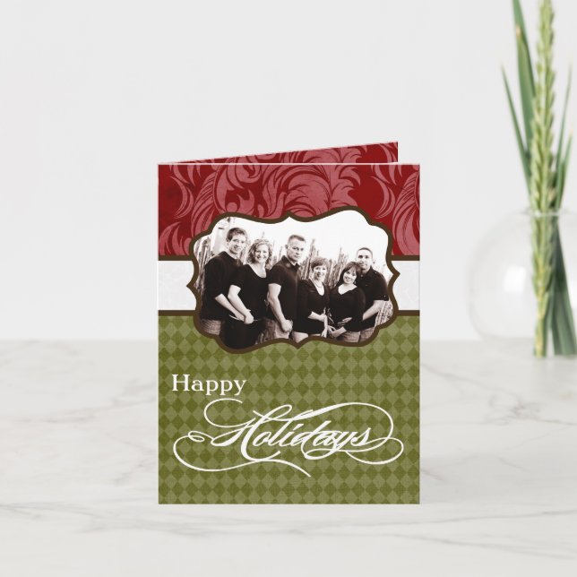5x7 Personalised FOLDING PHOTO Greeting Card (Front)