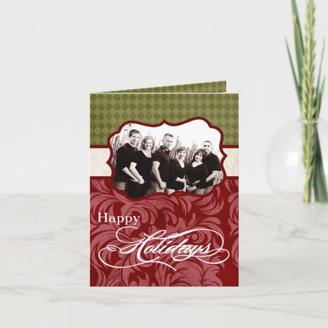 5x7 Personalised FOLDING PHOTO Greeting Card (Front)