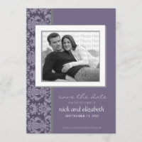 5X7 Pick YOUR OWN Colour Baroque Save the Date 11