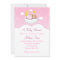 5x7 Pink Cloud Baby Girl Baby Shower Invitations