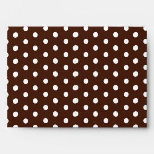 5x7 Polka Dot Outside Pink Inside Envelope