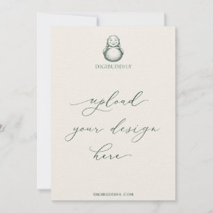 5x7" Printed Digibuddha Invitations Various Papers
