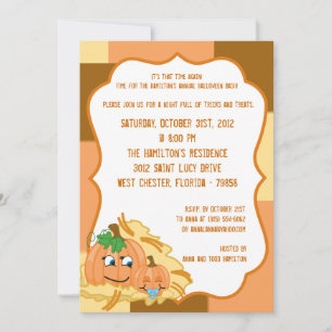 5x7 Pumpkin Patch Halloween Party Invitation