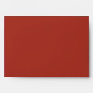 5x7 Red Outside Fall Striped Inside Envelope