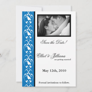 5x7 Save the Date Photo Engagement Announcement