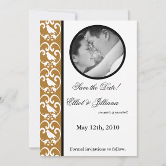 5x7 Save the Date Photo Engagement Announcement
