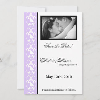 5x7 Save the Date Photo Engagement Announcement