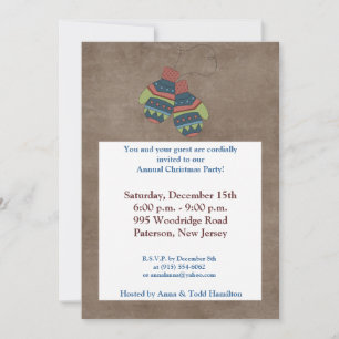 5x7 Searching for Winter Gloves Invitation