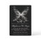 5x7 Sheer Butterfly Sweet 16 Birthday Invitation