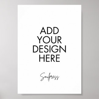 5x7" Table Number Sign Custom Print