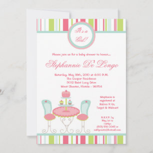 5x7 Trendy Chic Sweet Treat Baby Shower Invitation