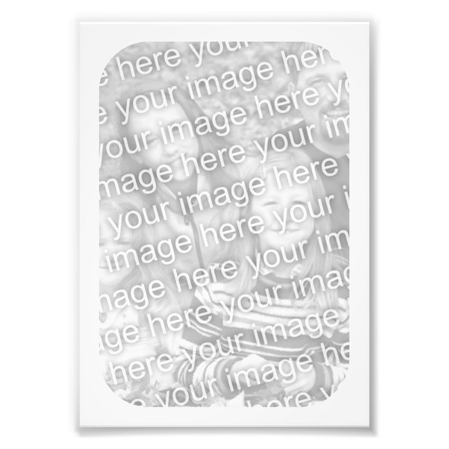 5x7 White Frame Photo Print (Front)