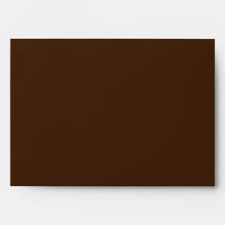 5x7 WT Cherry Blossom Brown Dark Pink Envelope
