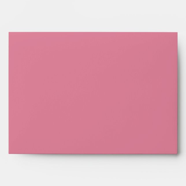 5x7 WT Cherry Blossom Dark Pink Brown Envelope (Front)