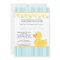 5x7 Yellow Rubber Ducky Baby Shower Invitation