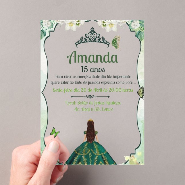 5X ACRILIC WEDDING / FIFTEEN INVITATION (Insitu (Handheld))