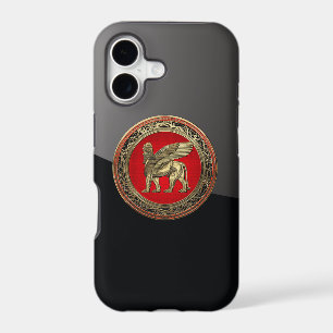 [600] Assyrian Winged Lion - Gold Lamassu