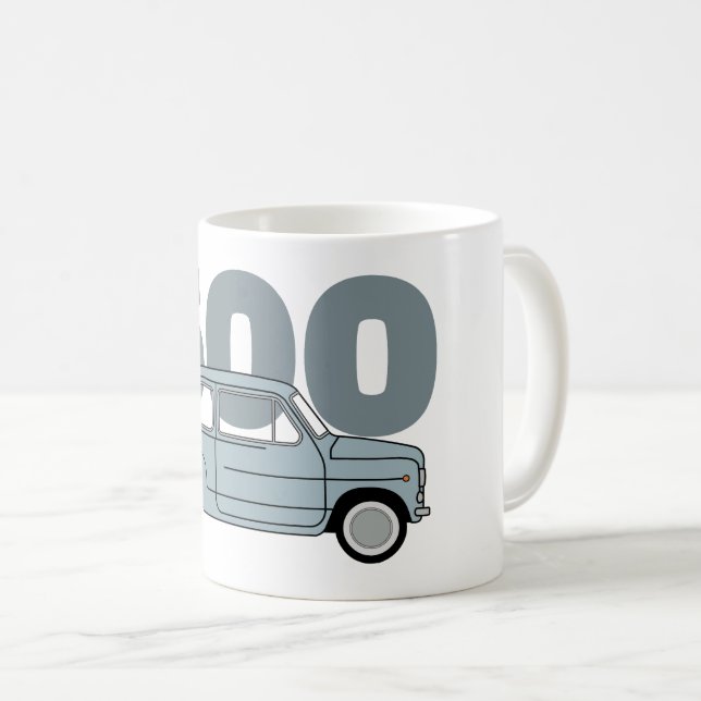 600 azul coffee mug (Front Right)