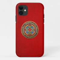 [600] Celtic Cross [Gold+Enamel]