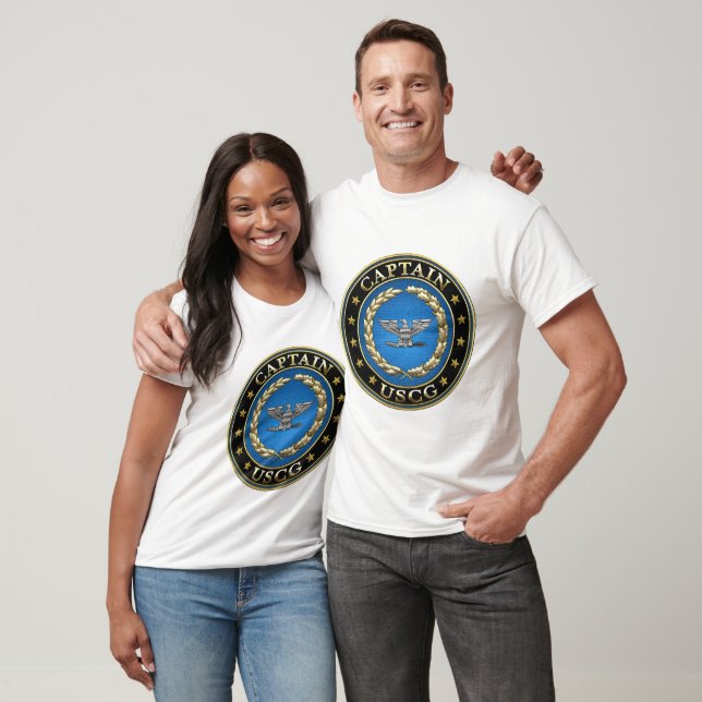 [600] Coast Guard: Captain (CAPT) T-Shirt (Unisex)
