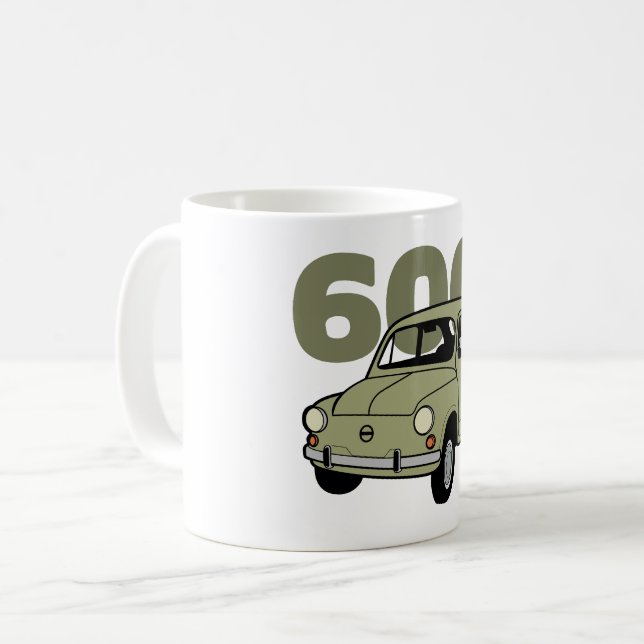 600 green v2 coffee mug (Front Left)