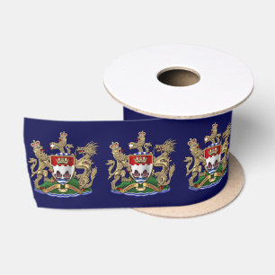 [600] Hong Kong - 1959-1997 Coat of Arms Satin Ribbon