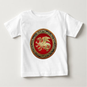 [600] Icelandic Dragon, Landvættir [Gold] Baby T-Shirt