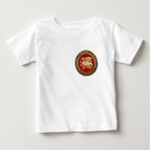[600] Icelandic Dragon, Landvættir [Gold] Baby T-Shirt