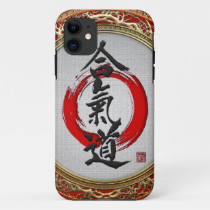 [600] Japanese calligraphy - Aikido iPhone 11 Case