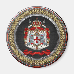 [600] Knights Templar Coat of Arms Magnet