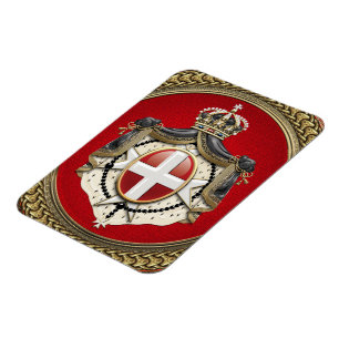 [600] Order of Malta - SMOM Coat of Arms Magnet