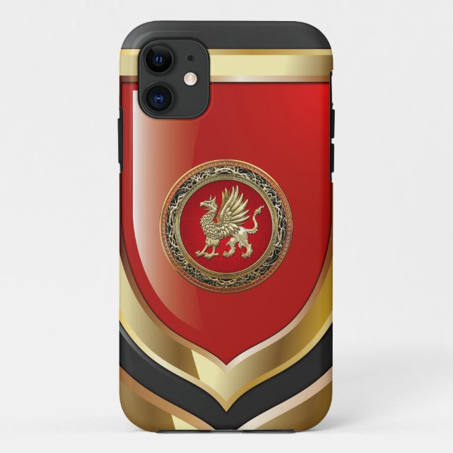 [600] Sacred Gold Griffin Case-Mate iPhone Case (Back)