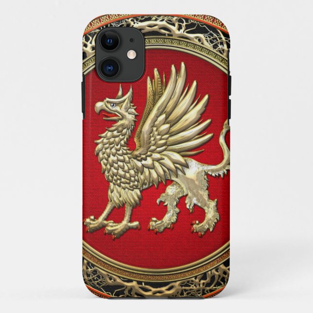 [600] Sacred Gold Griffin Case-Mate iPhone Case (Back)