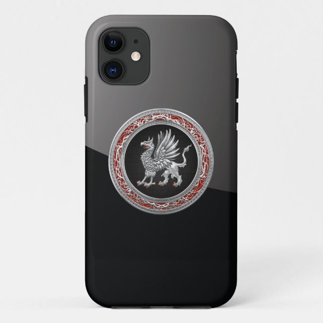 [600] Sacred Silver Griffin Case-Mate iPhone Case (Back)