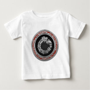 [600] Serpent God Quetzalcoatl [Silver] Baby T-Shirt