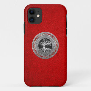 [600] Treasure Trove: Celtic Tree of Life [Silver] iPhone 11 Case
