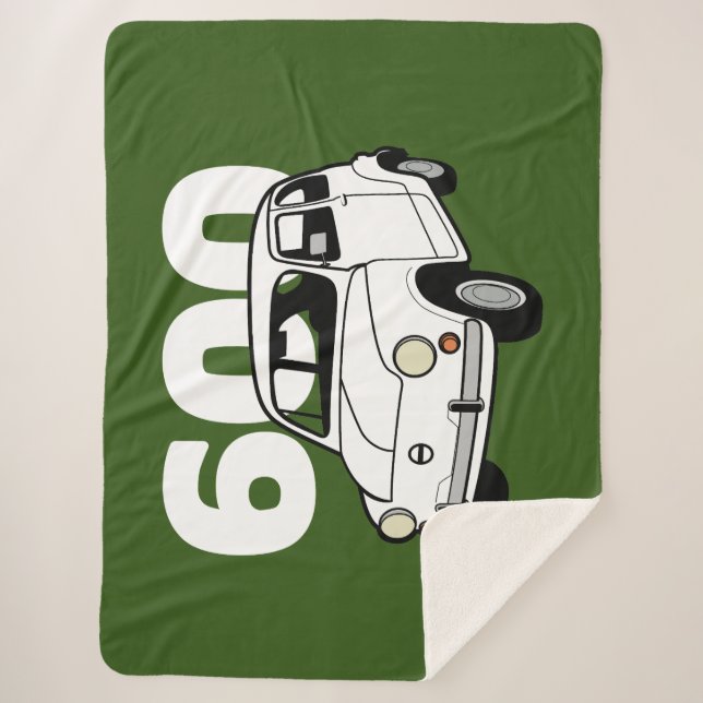 600 white v2 sherpa blanket (Front)