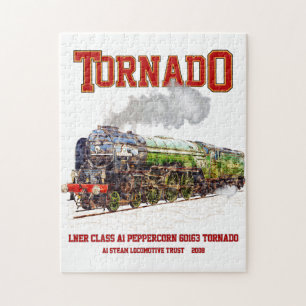60163 Tornado Vintage Steam Train Locomotive  Jigsaw Puzzle