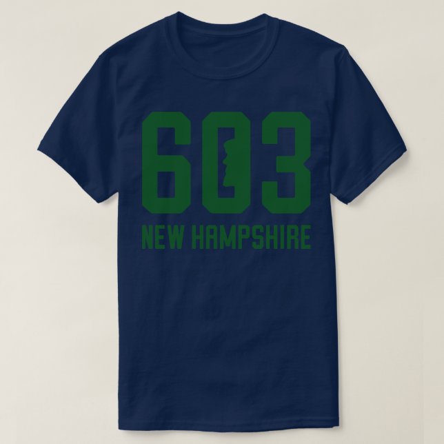603 Old Man of the Mountain Alternate Green T-Shirt (Design Front)