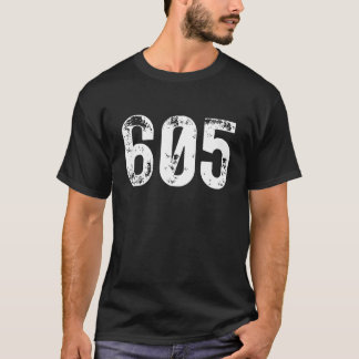 605 Area Code South Dakota Mobile Telephone Area C T-Shirt