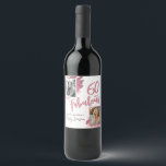 60 and Fabulous Pink Glitter 2 Photo 60th Birthday Wine Label<br><div class="desc">60 and Fabulous Pink Glitter 2 Photo Surprise 60th Birthday Wine Label. Stunning labels with “60 and Fabulous” text and pink glitter. Featuring sparkly faux-glitter brush strokes, and space for two personal photos, this elegant design is perfect for honouring a fabulous woman’s milestone birthday. Fully customisable to include a personal...</div>