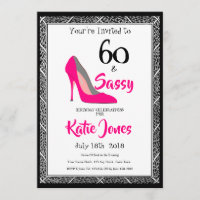 60 and Sassy 60th Birthday Party