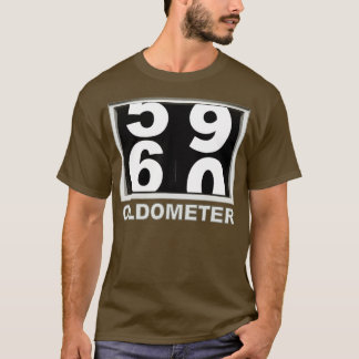 60 Birthday Oldometer funny 60th Birthday Oldomete T-Shirt