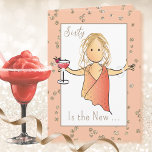 60 Fabulous Female Cartoon Margarita 60th Birthday Card<br><div class="desc">Let her know that 60 is the new Fabulous with this female cartoon holding a strawberry margarita.  This fun and funny card is sure to put a smile on her face.  Customise the inside message and even change the year if you like!</div>