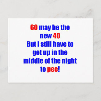60 new 40 postcard